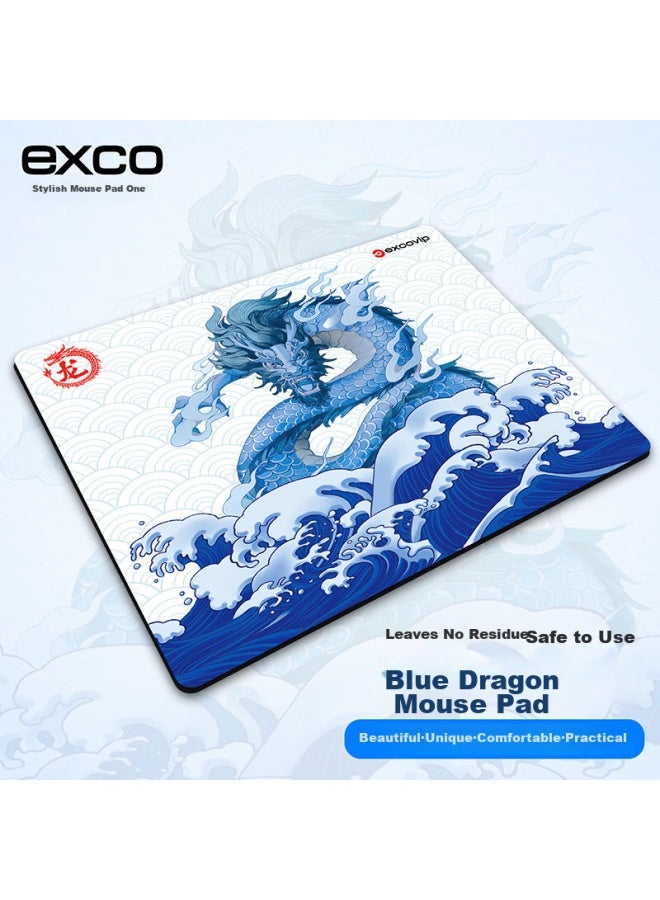 Exco Qinglong Mouse Pad, Small Size, Thin Surface, Anime Cute, Desktop Computer Gaming, Laptop Keyboard, Large Cartoon, Office, Female, Soft Portable 0207 - Image 1