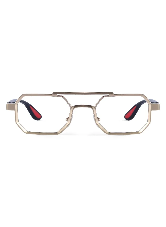 Woggles  UV- Protected Transparent Hexagonal Sunglasses  | Best Price UAE