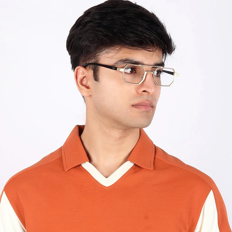 Woggles UV- Protected Transparent Hexagonal Sunglasses