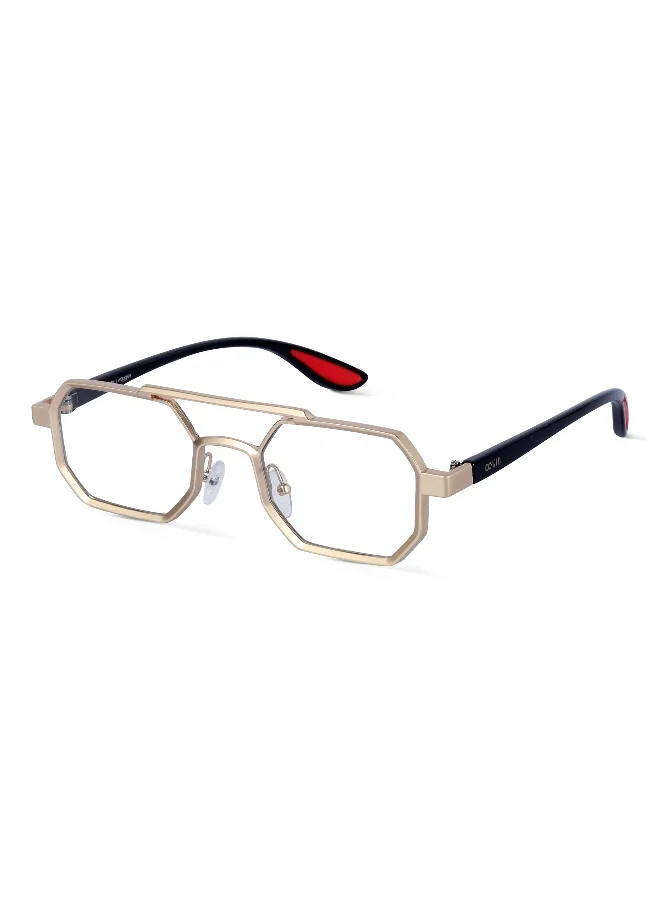 Woggles UV- Protected Transparent Hexagonal Sunglasses