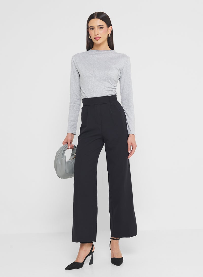 ELLA Ruched Fitted Top - Image 4