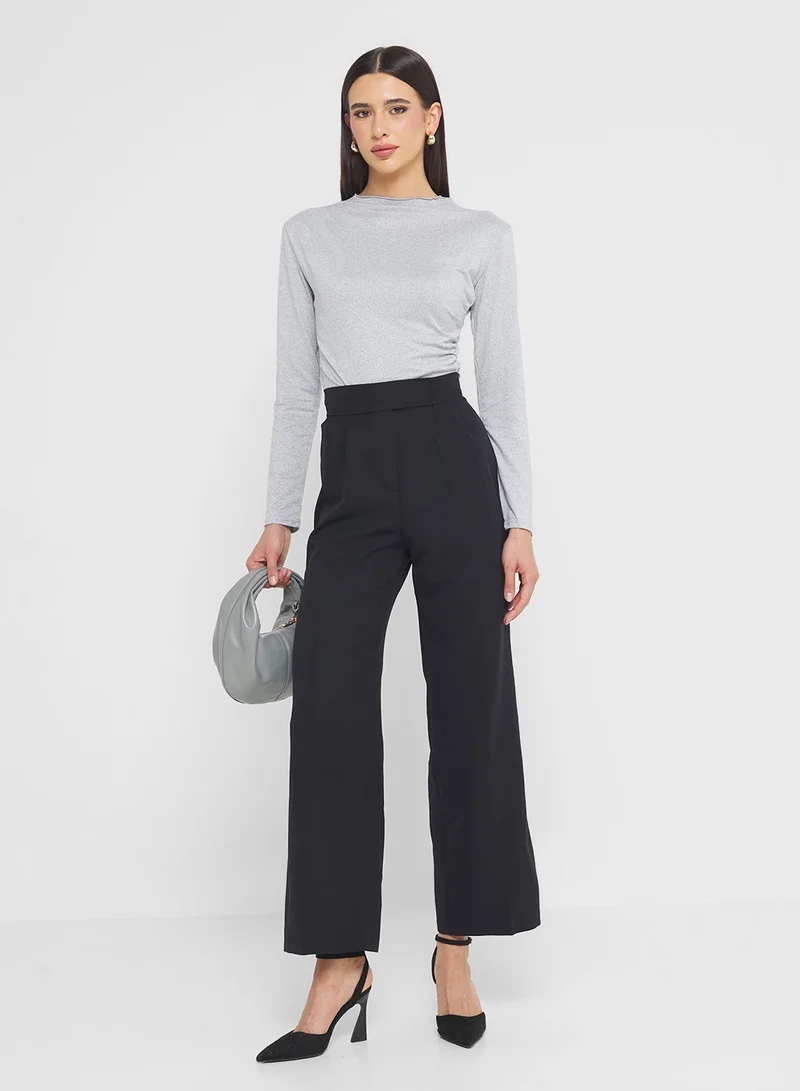 ELLA Ruched Fitted Top