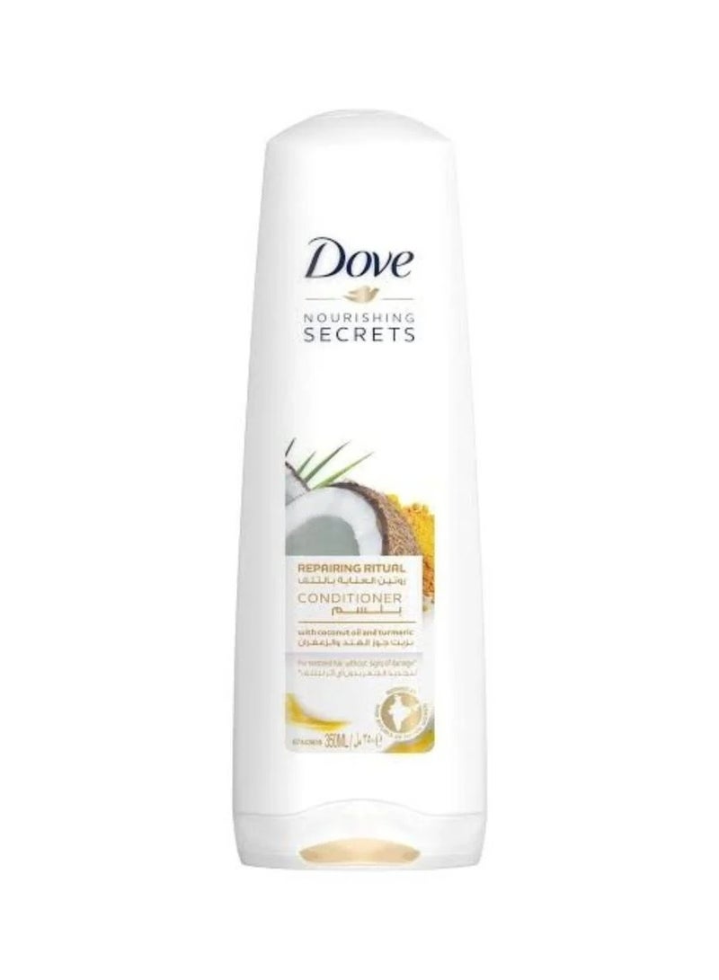 Dove Hair Conditioner 340ml Coconut Repair Naturally Sourced Ingredients