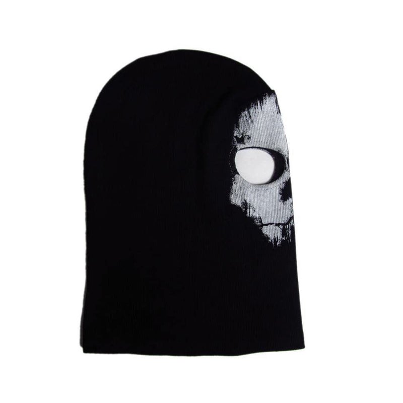 SzBlaZe Unisex Ghost Print Stocking Balaclava Mask Good for War Game Halloween Cosplay (Print 2) - Image 3