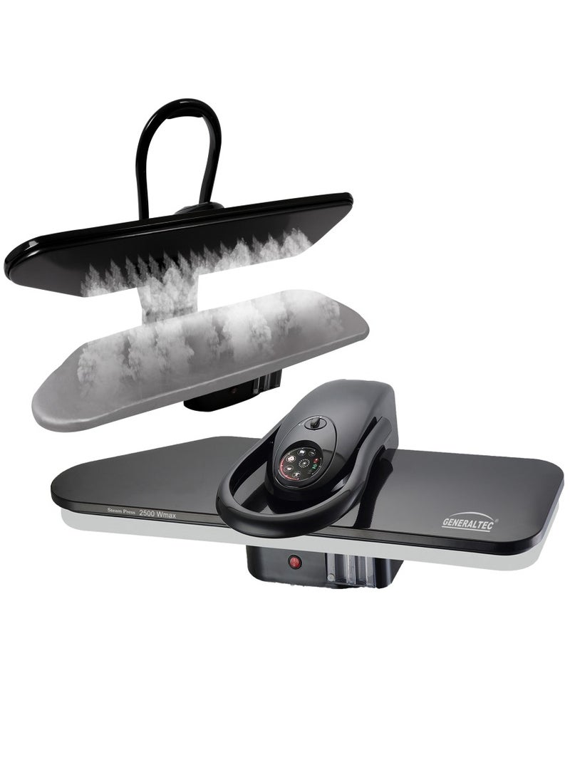 جنرال تيك Generaltec 38 Inch Digital Touch Screen Steam Press Iron, Non-Stick Ceramic Surface, Powerful Steam Burst, 500 ML Water Tank - Model No GSP40 with 1 Year Manufacturer Warranty 0.5 L 2200 W GSP40 black - Image 2