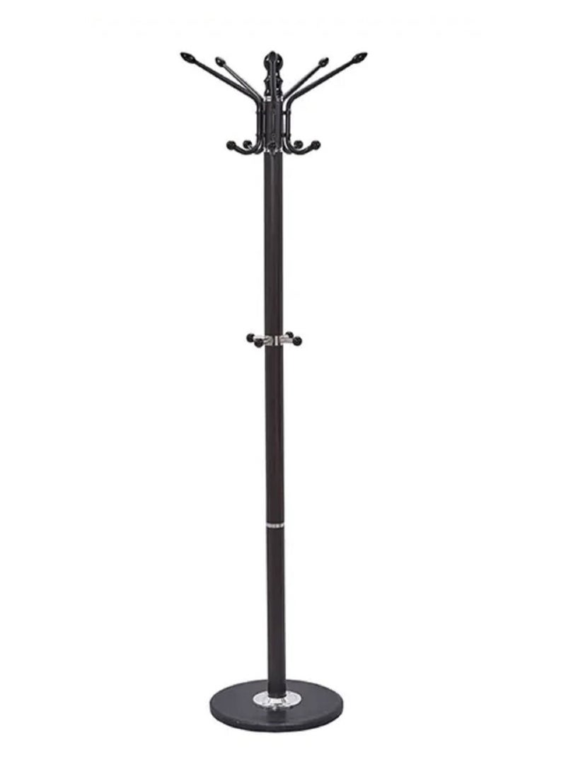 DubaiGallery Coat Rack, Coat Rack Freestanding Metal Coat Tree Hanger 12 Hooks Hat Rack for Hanging Bags Scarves Clothes Handbag Umbrella Jacket Hall Bedroom - Image 1
