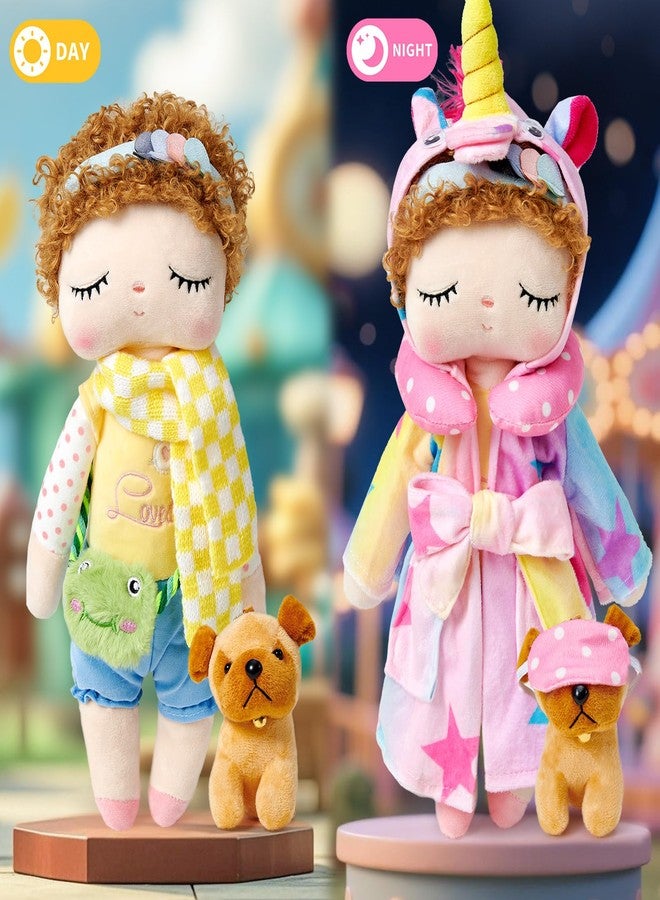 Golray 13'' Soft Baby Doll for Girls - My First Baby Doll with Blonde Hair, Unicorn Dolls Clothes & Yellow Scarf, Pretend Play Toys for Toddlers, Birthday Gift for 3 4 5 6 7 8 Year Old Girls - Image 2