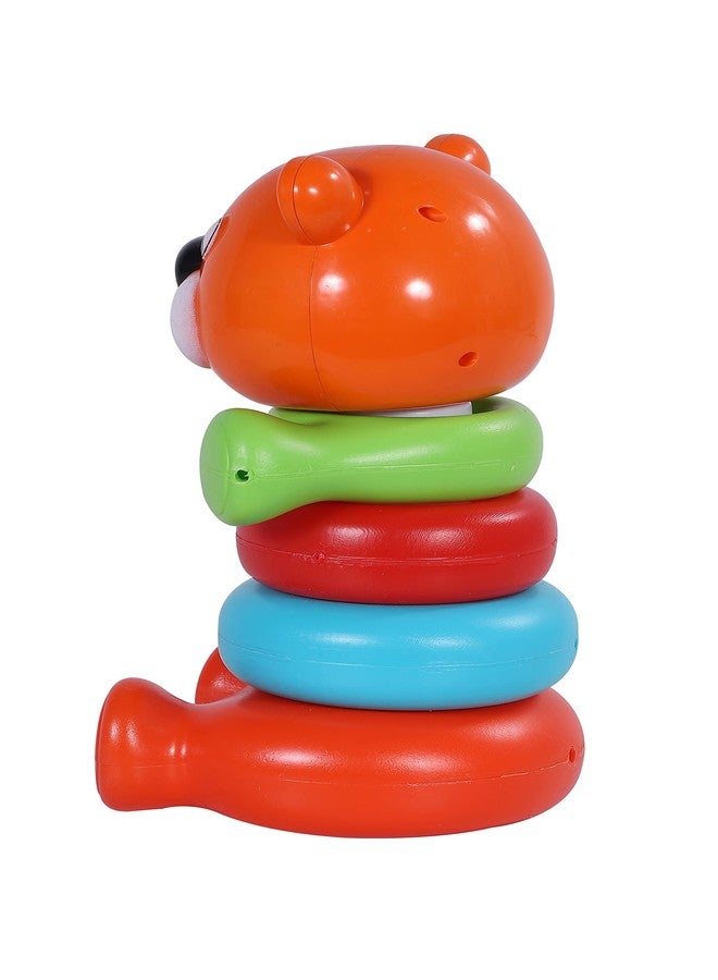 Toyzone Impex Pvt Ltd Toyzone Tiger Ringtoss-61410 | Plastic Ringtoss Stacking Ring Throw Game for Toddlers,Indoor/Outdoor Activity|Multi-Colored Durable Plastic Rings|Learning Activity for Kids - Image 3