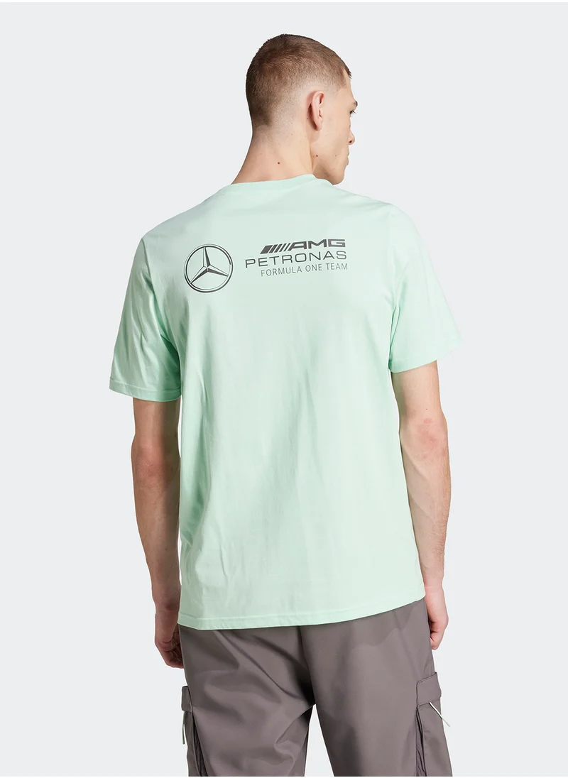 Adidas Mercedes Woven Graphic T-Shirt