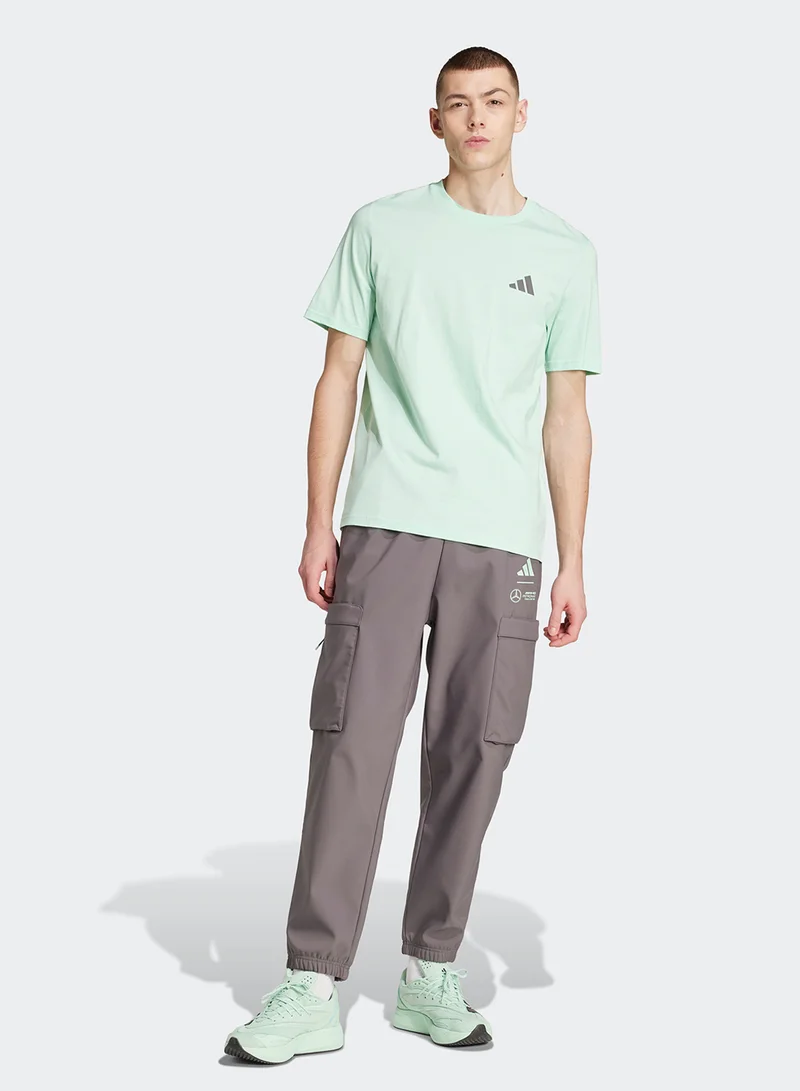 Adidas Mercedes Woven Graphic T-Shirt