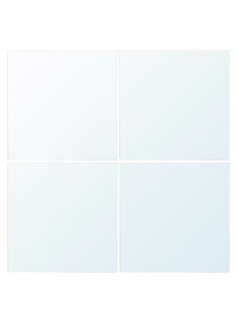 Generic Mirror, Bathroom Mirror, Facing Mirror, Makeup Mirror, Decoration Mirror, Pack Of/4, 30x30 cm  - Image 2