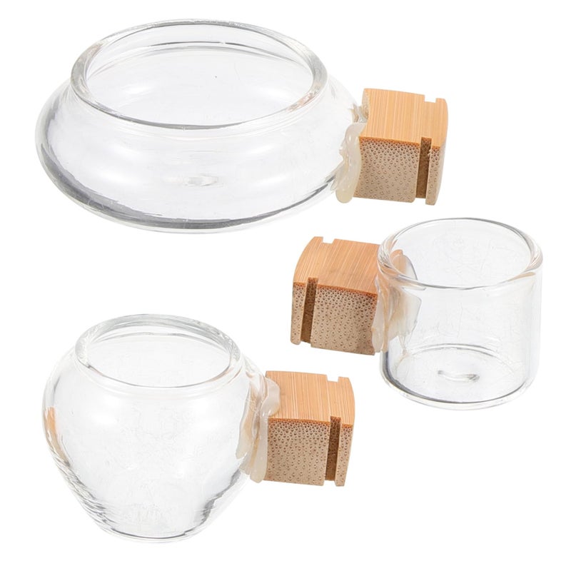 3Pcs Parrot Feeder And Water Dispenser Set With Splash Design For Cockatiels Parakeets - Image 2