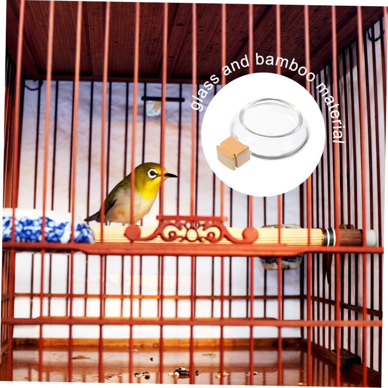 3Pcs Parrot Feeder And Water Dispenser Set With Splash Design For Cockatiels Parakeets - Image 3