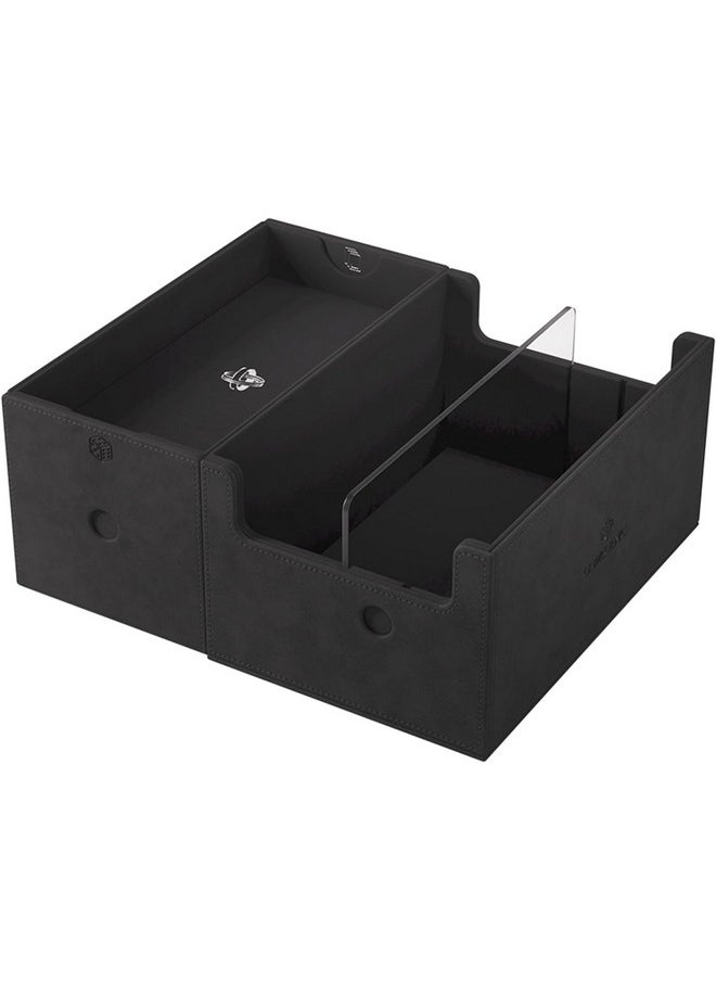 Gamegenic Gamegenic Game's Lair 600+ Convertible Deck Box - Double-Sleeved Card Storage, Holds up to 600 Cards, Premium Card Game Protector, Nexofyber Surface, Black Color, Made  - Image 2