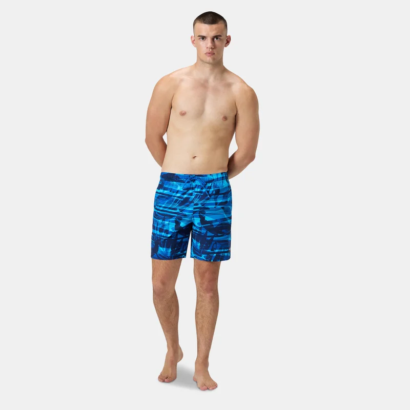 speedo Men's Printed Redondo Edge Volley Swimming Shorts