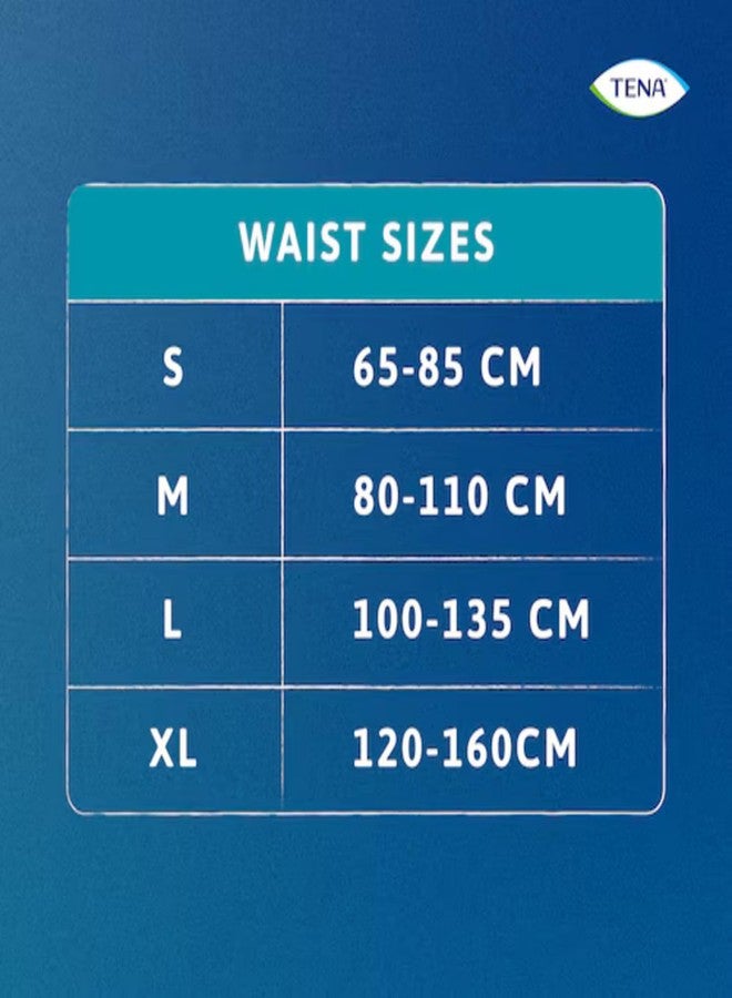 TENA Normal Pants Style | Adult Diaper Medium Size (M) | Unisex | Waist Size 32-44 inch | 80-110cms | Long Lasting Protection | Odour Neutralizer | 10 Units - Image 4