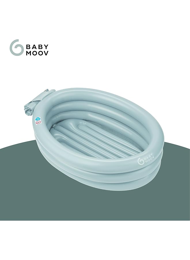 babymoov Aquadots Inflatable Baby Bath With Bath Support Toddler Bath Travel Bath Baby Paddling Pool - Image 3