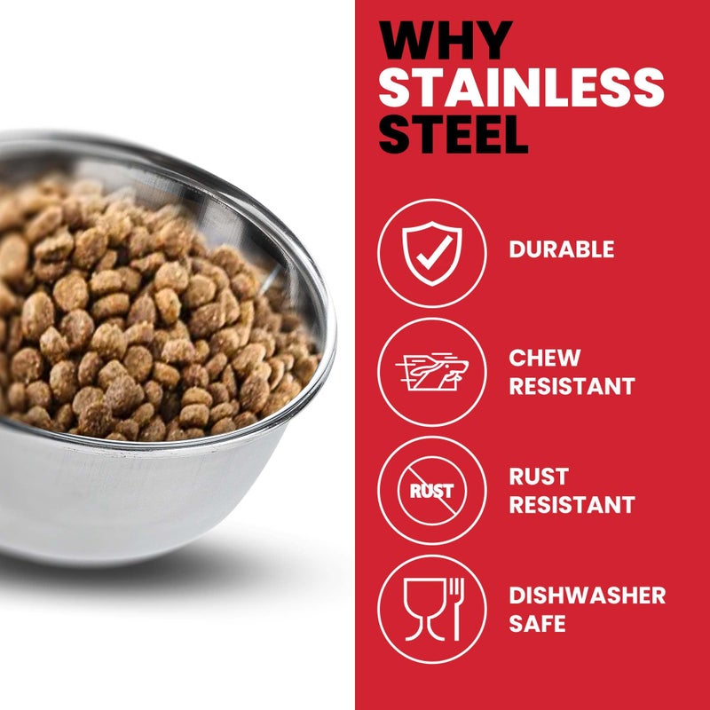 SPOT Stainless Steel Coop Cup with Wire Hooks - Durable, Chew-Resistant Food Bowl for Cages and Crates, Ideal for Feeding Birds, Parrots, Rabbits, Ferrets, and Reptiles, 10oz (1-1/4 Cups) - Image 4