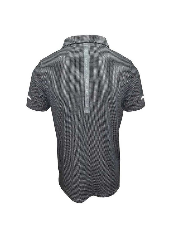 GUINNESS Traditional Craft Guinness Men's Harp Polo Shirt Performance Golf Short Sleeve T-Shirt (as1, Alpha, m, Regular, Regular, Grey)  - Image 2