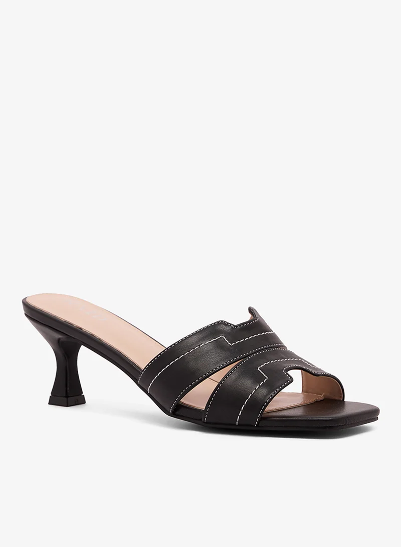 RAID Kitten Heel Mule Sandals