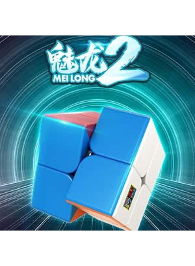 MoYu Gobus MoYu  Cubing MeiLong 2x2 Magic Cube Puzzle Cube Stickerless