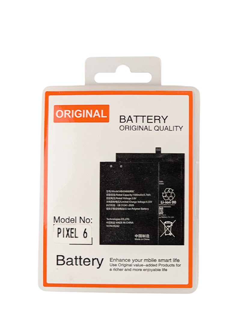 OEM Battery Replacement for Google pixel 6  (4600 mAh) - Image 1
