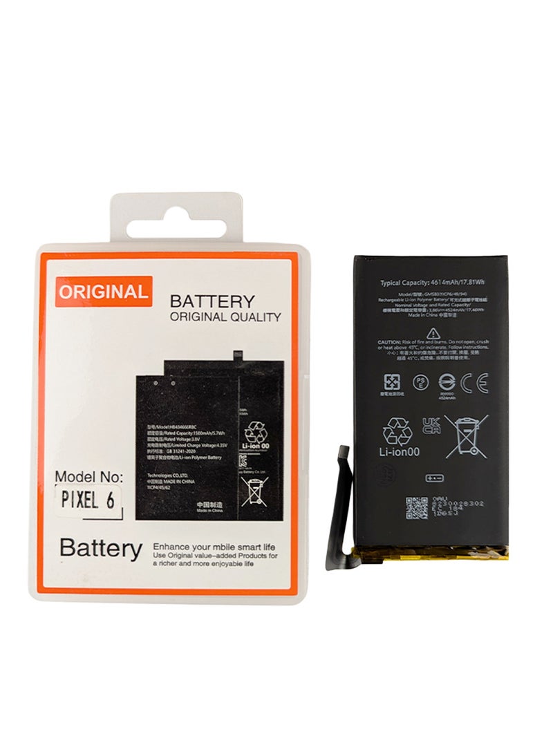 OEM Battery Replacement for Google pixel 6  (4600 mAh) - Image 3
