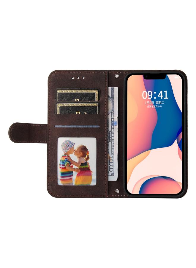 S-TOP Case For iPhone 14 Plus Skin Feel Life Tree Leather Case - Image 4