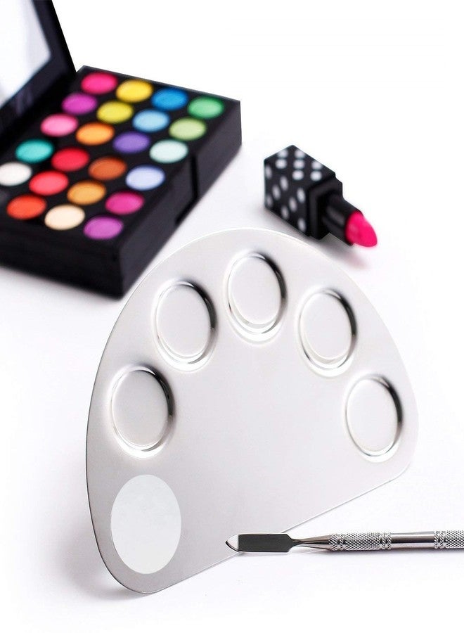 Glamezone Nail Art Palette Cosmetic Makeup Mixing square Plate for women and girls - Image 2