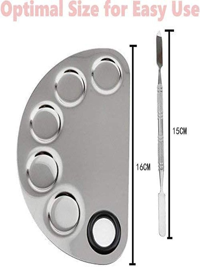 Glamezone Nail Art Palette Cosmetic Makeup Mixing square Plate for women and girls - Image 3