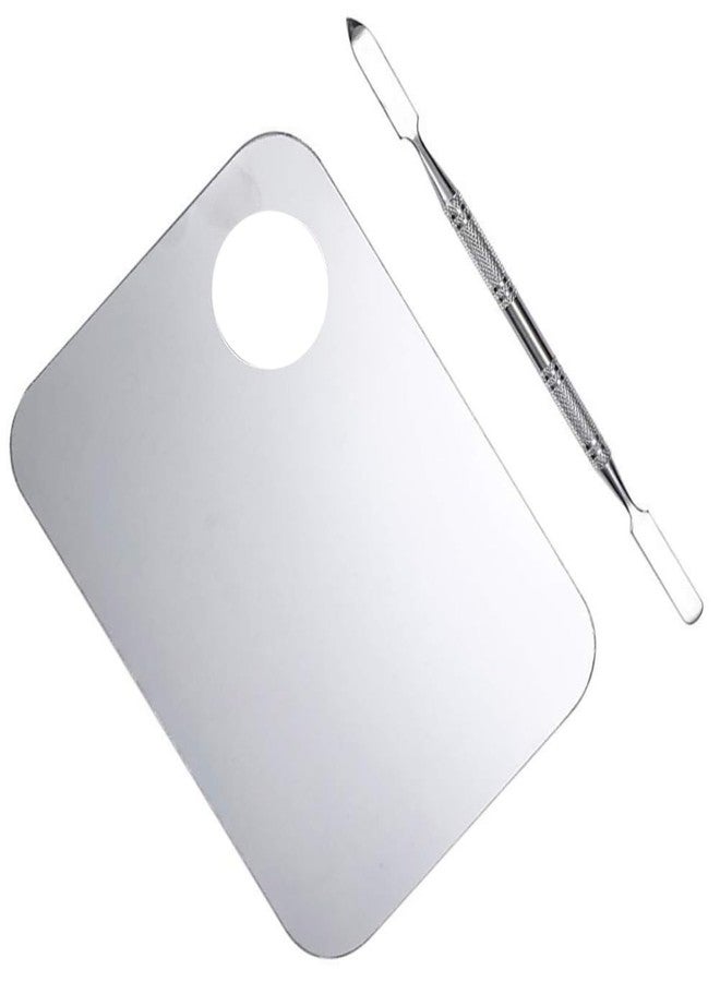 Glamezone Nail Art Palette Cosmetic Makeup Mixing square Plate for women and girls - Image 1