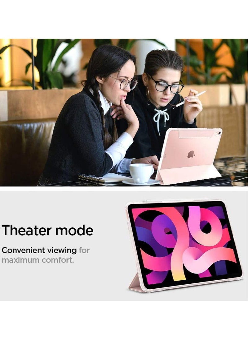 Spigen Ultra Hybrid Pro Case Cover for iPad Air 11inch M3 (2025), M2 (2024), 5th/4th Gen (2022/2020) 10.9inch with Pencil Holder – Rose Gold - Image 2