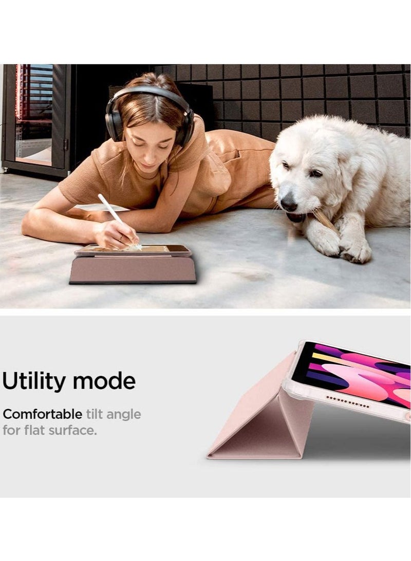 Spigen Ultra Hybrid Pro Case Cover for iPad Air 11inch M3 (2025), M2 (2024), 5th/4th Gen (2022/2020) 10.9inch with Pencil Holder – Rose Gold - Image 3