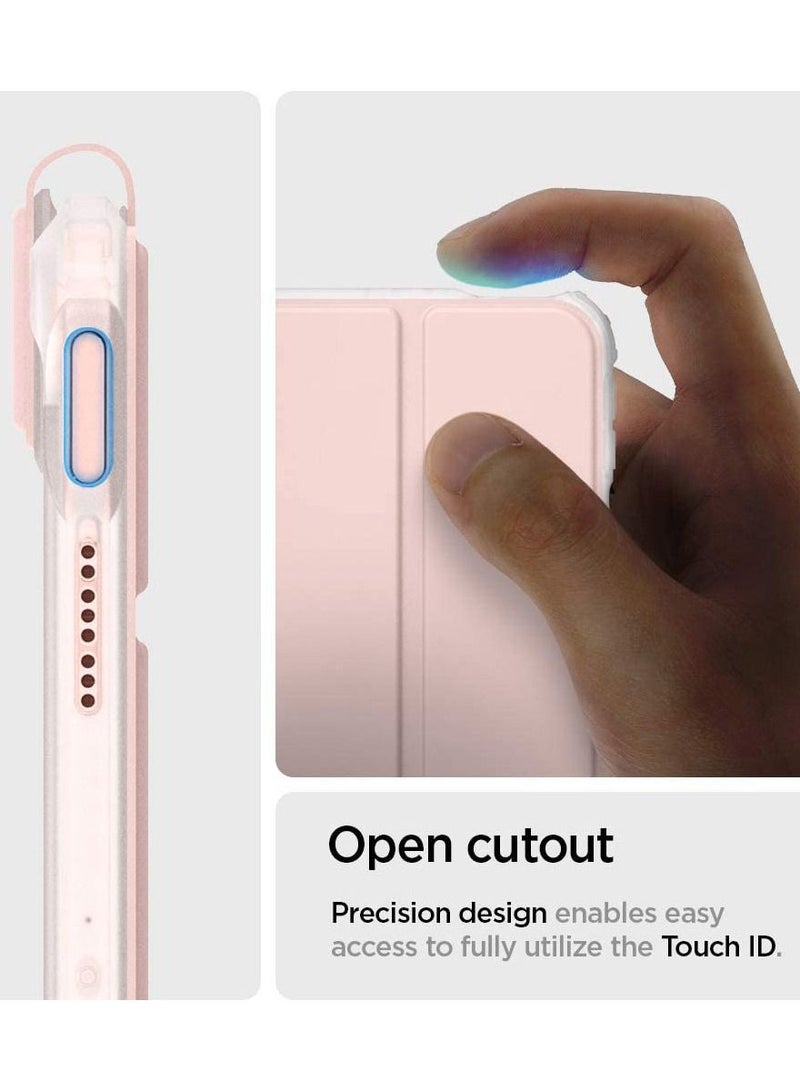 Spigen Ultra Hybrid Pro Case Cover for iPad Air 11inch M3 (2025), M2 (2024), 5th/4th Gen (2022/2020) 10.9inch with Pencil Holder – Rose Gold - Image 4