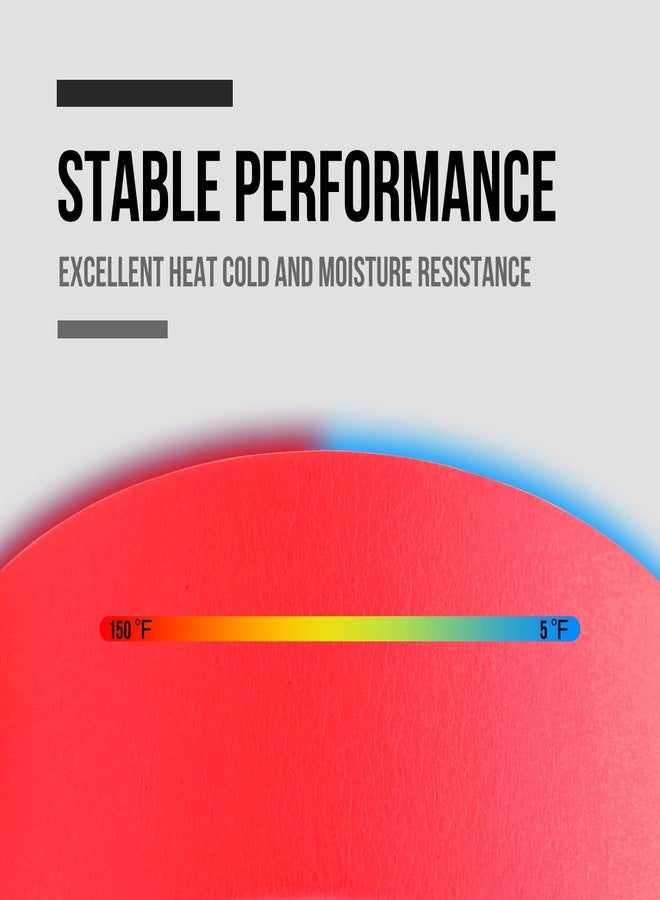 Lichamp مجموعة من 4 أشرطة لاصقة للرسامين الأحمر من Lichamp، مقاس 1 بوصة، وشريط لاصق أحمر مقاس 1 بوصة × 55 ياردة × 4 لفات (إجمالي 220 ياردة) - Image 3