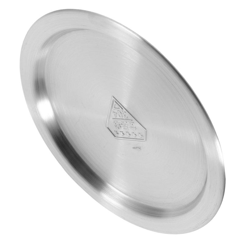 Universal 14cm Stainless Steel Pot Lid Pan Cover Boil Over Prevention Plate - Image 2