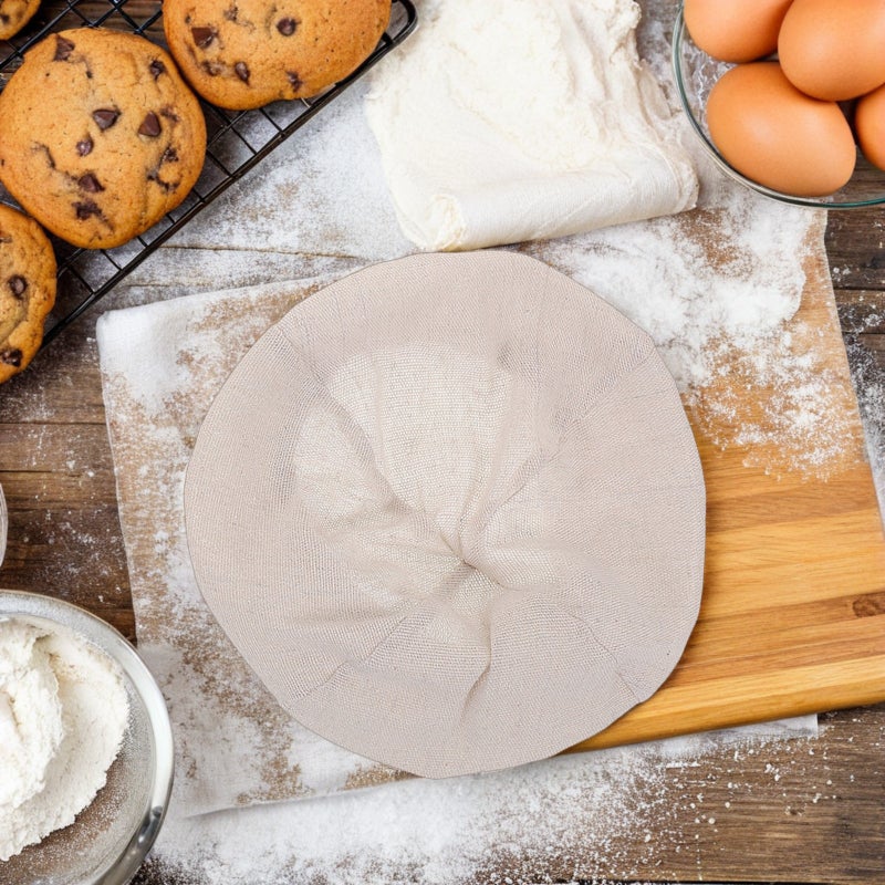 4pcs Round Sourdough Proofing Covers: Bread Proofing Basket Cloth Liners - Reusable Linen Fabric For Home Bread Fermentation - Image 5