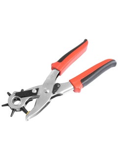 DEDSO Dedso Best Leather Hole Punch Set for Belts Watch Bands Straps Dog Collars Saddles Shoes Fabric DIY Home or Craft Projects Super Heavy Duty Rotary Puncher Multi Hole Sizes Maker Tool  - Image 1