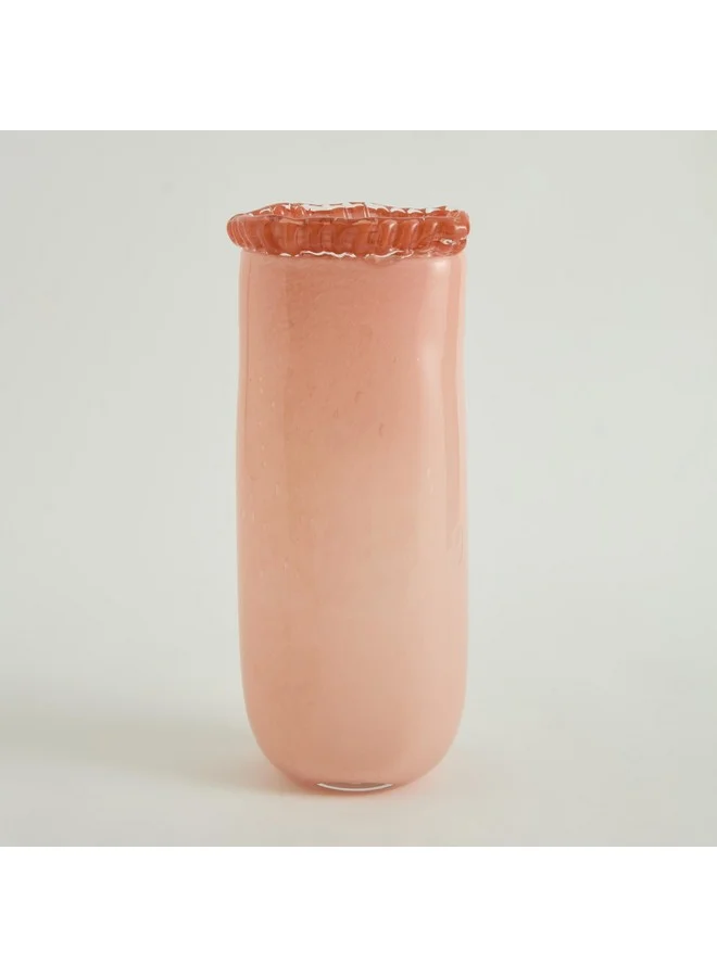 Home Box Reva Glass Vase with Rim 14.5 x 10 x 31 cm