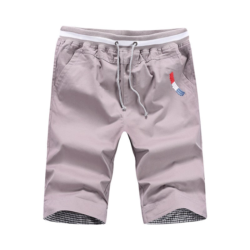 Generic Main push foreign trade wholesale mens casual pants fashionable 5-point fifth pants summer workwear shorts beach pants thin middle pants Gray 