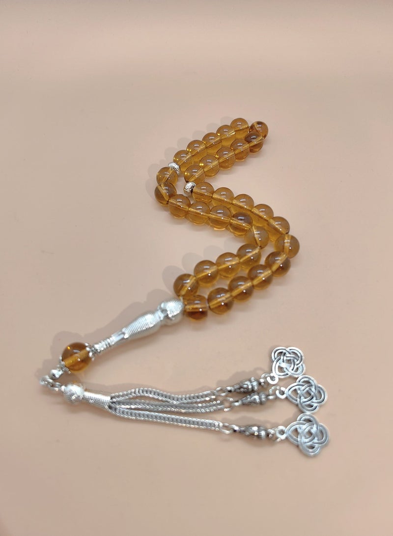 general 3 pieces/33 artificial crystal prayer beads/Tasbih/10mm - Image 4