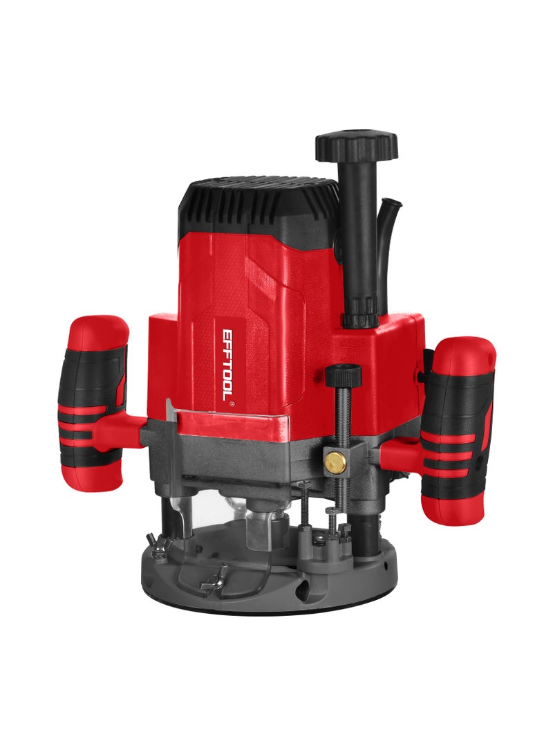 EFFTOOL موجه خشب كهربائي يدوي موجه كهربائي خشبي قاطع حواف بشفرة معدنية آلة موجه خشب - Image 1