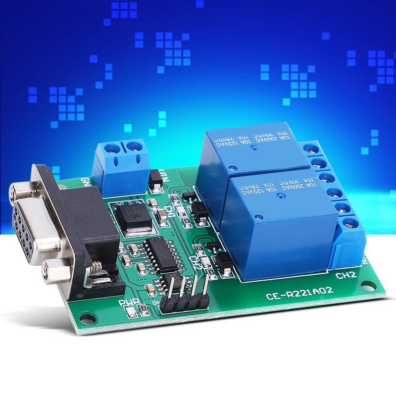 2 Channel Serial Port Relay Module RS232 UART Protocol DB9 Interface Remote Control Switch Board TB351 - Image 4