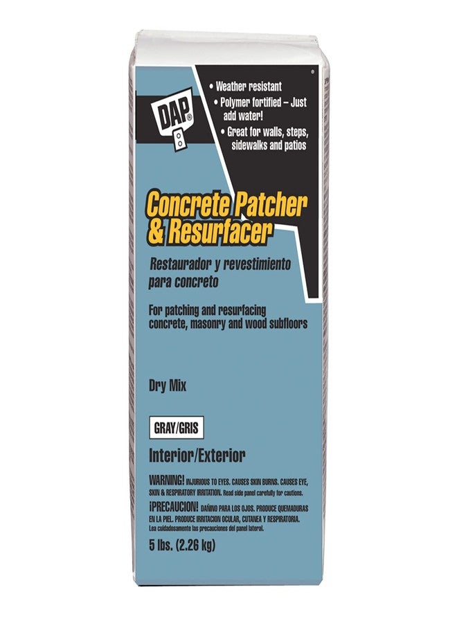 DAP Concrete Patcher and Resurfacer, Gray, 5 Lb (7079810466) - Image 1