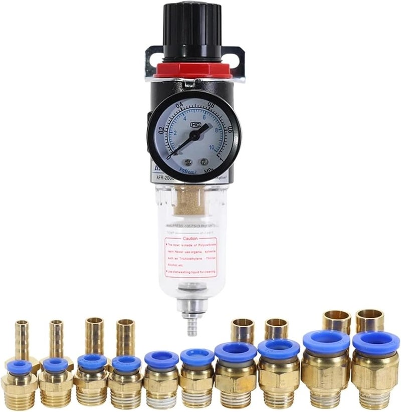 Afr 2000 وحدة معالجة الهواء بمنظم مرشح هوائي مع مقياس ضغط - Image 3