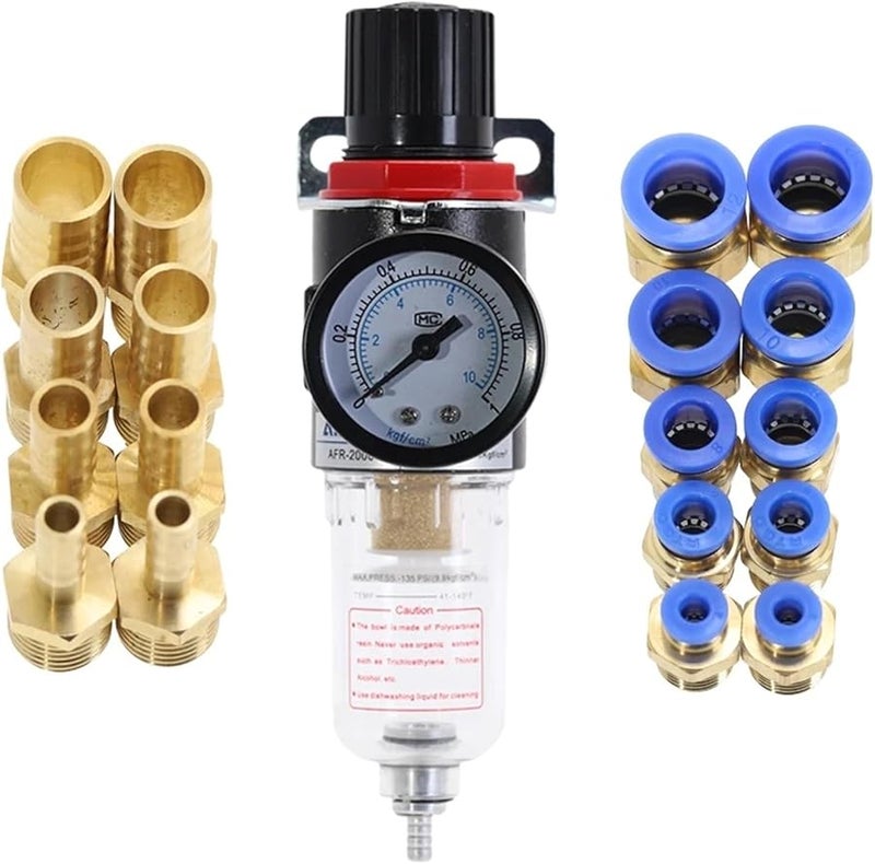 Afr 2000 وحدة معالجة الهواء بمنظم مرشح هوائي مع مقياس ضغط - Image 4