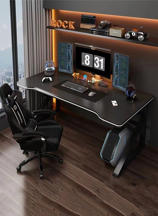 kutis Stable Gaming Table, 60cm Extra-wide Computer Table,Ergonomic PC Table For Gamers, Office Desk For Small Space With Desktop Height-increasing Stand 60 x 75 x 120 cm - Image 1