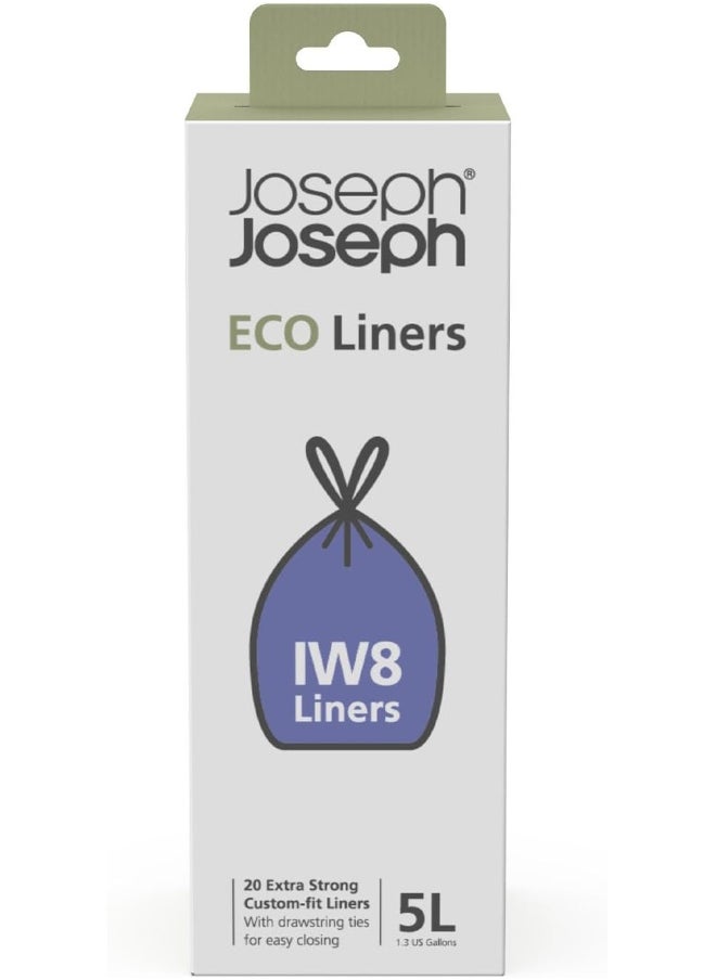 Joseph Joseph Joseph Joseph 30144 Bin Liners, Plastic, Dark Grey  - Image 1