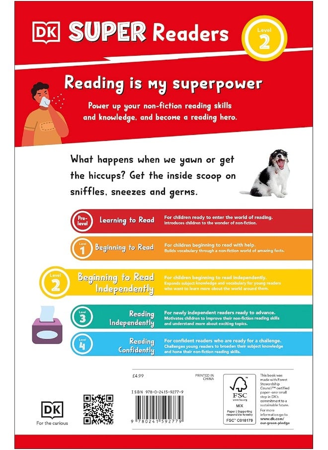 null - DK Super Readers Level 2 Sniffles, Sneezes, Hiccups, and Coughs - Image 1