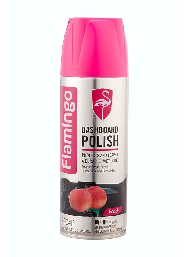 Flamingo Dashboard Polish Spray, 450 ml - peach
